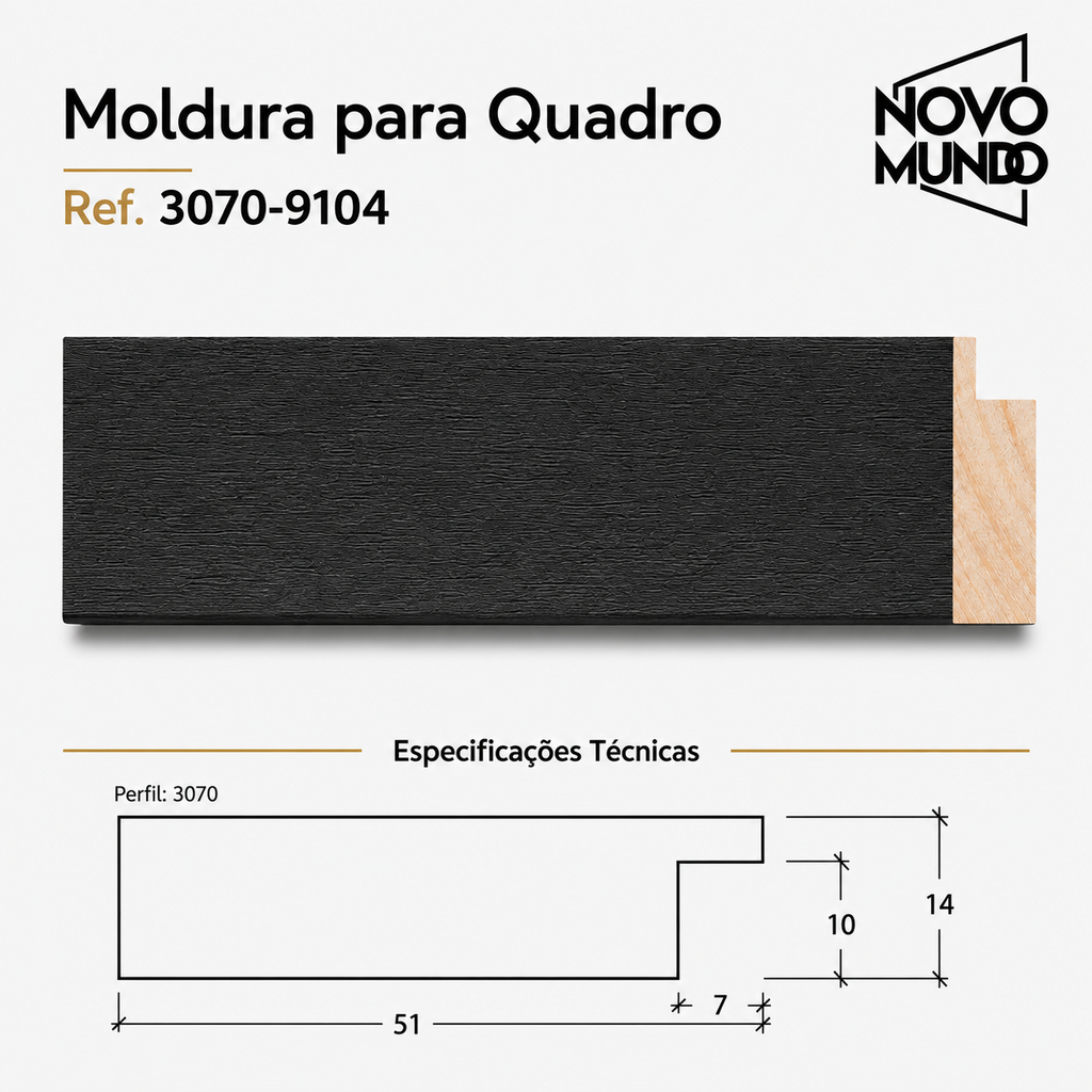 MOLDURA PARA QUADRO - 3070-9104