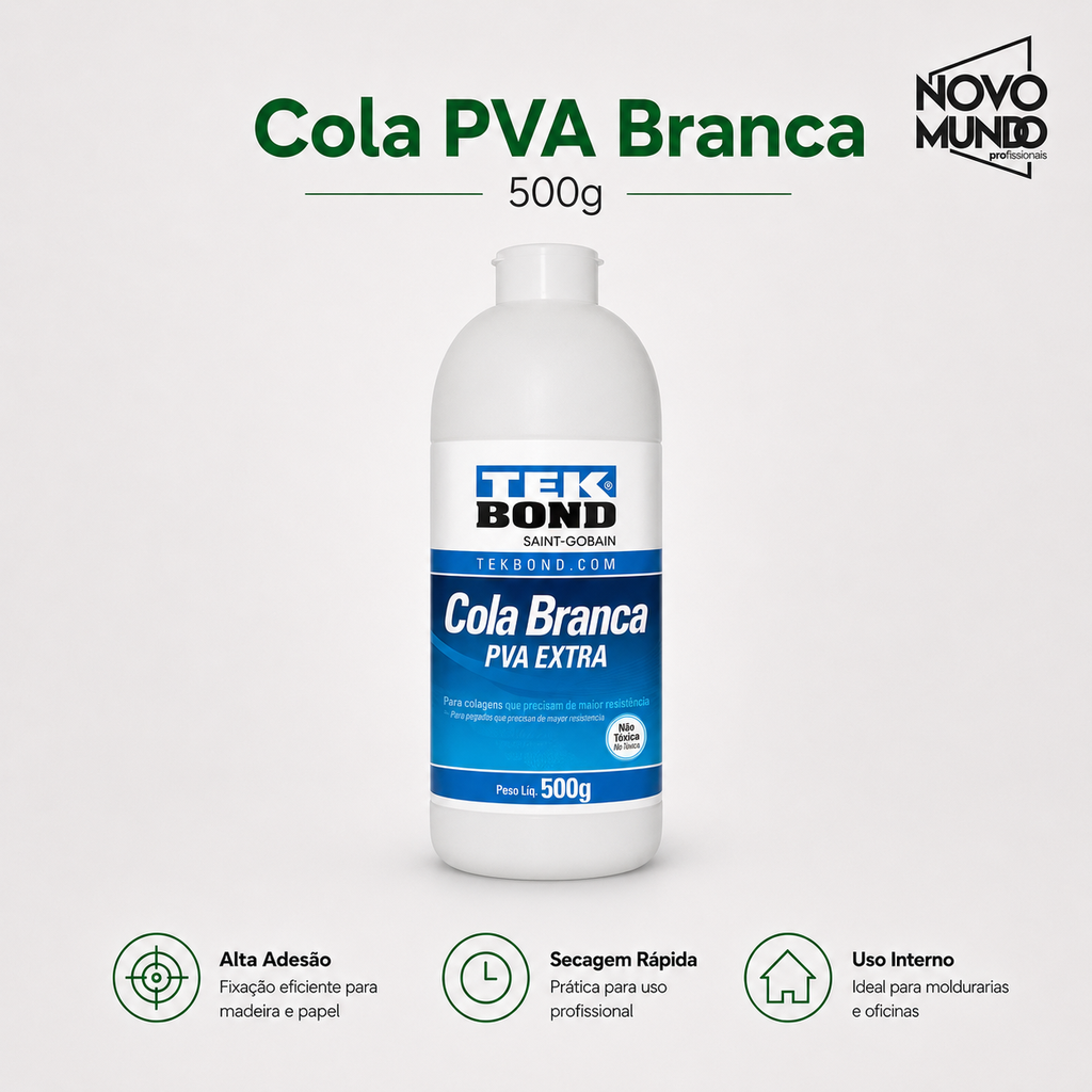 COLA PVA MADEIRA 500GR TEKBOND