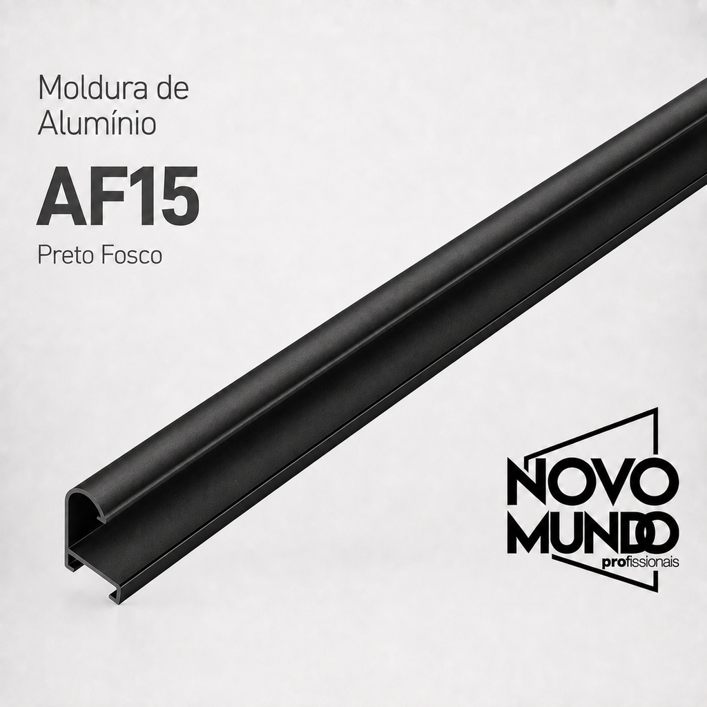 AF 15 PRETO FOSCO BARRA 2,50