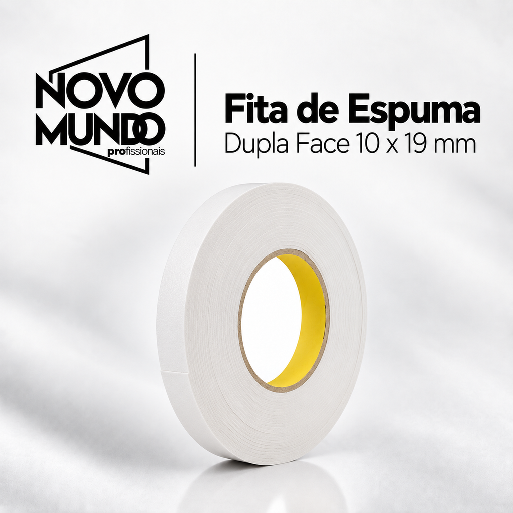 FITA DUPLA FACE ESPUMA 19MM X 10M VONDER