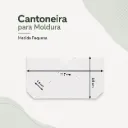 CANTONEIRA P/ QUADRO BRANCA