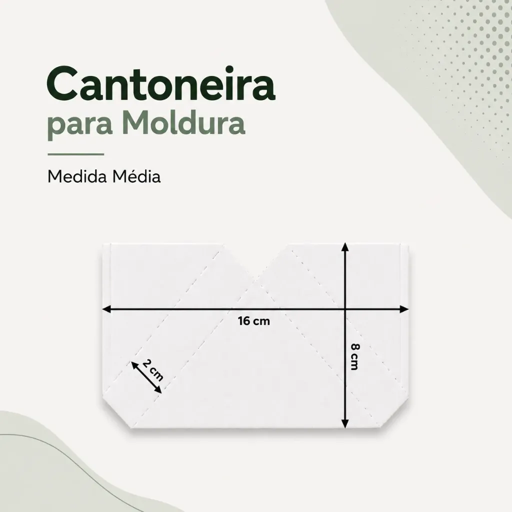 CANTONEIRA P/ QUADRO BRANCA