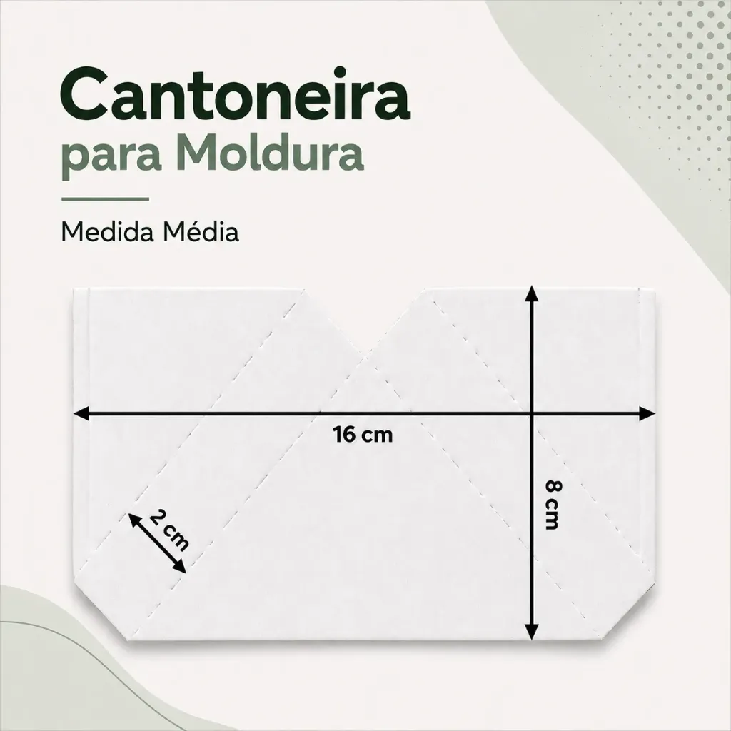 CANTONEIRA P/ QUADRO BRANCA