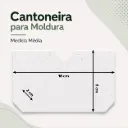 CANTONEIRA P/ QUADRO BRANCA